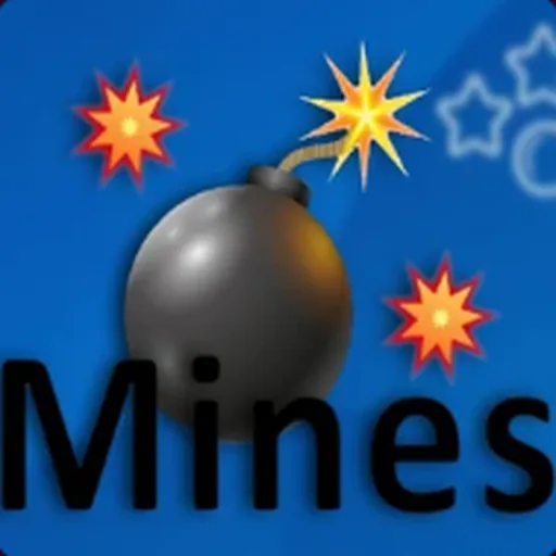 Mines casino game featuring a bomb and explosions