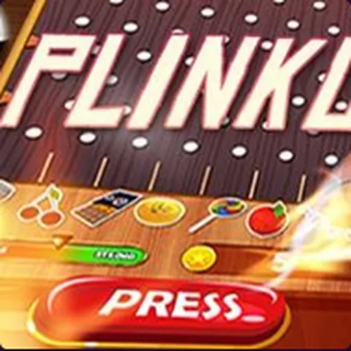 Plinko casino game with a ball dropping through pegs